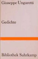 Copertina  Gedichte : italienisch und deutsch 