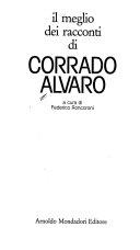 Copertina  Il meglio dei racconti di Corrado Alvaro