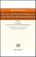 Copertina  1: Libro primo : introduzione generale alla fenomenologia pura