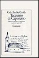 Copertina  Taccuino di Caporetto : diario di guerra e di prigionia : (ottobre 1917-aprile 1918)