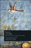 Copertina  Lettere : sulla fisica, sul cielo e sulla felicità. Frammenti dell'epistolario