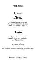 Copertina  Dione. Bruto