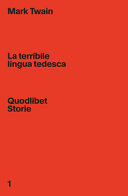 Copertina  La terribile lingua tedesca