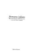 Copertina  Notturno italiano : racconti fantastici dell' Ottocento