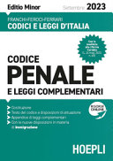 Copertina  Codice penale : Costituzione della Repubblica italiana, appendice di leggi complementari, indici sommario, cronologico e analitico-alfabetico
