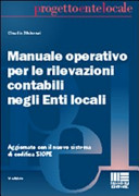 Copertina  Manuale operativo per le rilevazioni contabili negli Enti locali : aggiornato con il nuovo sistema di codifica SIOPE