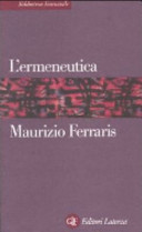 Copertina  L'ermeneutica