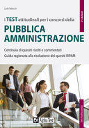 Copertina  I test attitudinali per i concorsi della pubblica amministrazione