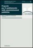 Copertina  Proposte per il cambiamento nelle amministrazioni pubbliche