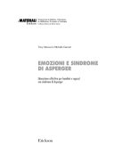 Copertina  Emozioni e sindrome di Asperger : educazione affettiva per bambini e ragazzi con sindrome di Asperger