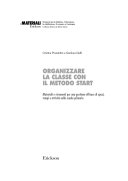 Copertina  Organizzare la classe con il metodo START : materiali e strumenti per una gestione efficace di spazi, tempi e attività nella scuola primaria