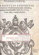 Copertina  Storia dell'Indice : il Vaticano e i libri proibiti