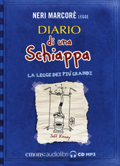 Copertina  Neri Marcoré legge Diario di una schiappa : La legge dei più grandi [audioregistrazione]