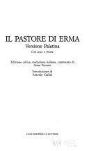 Copertina  Il pastore di Erma : Versione Palatina