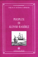 Copertina  Peripezie di Alonso Ramirez