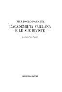 Copertina  L' Academiuta friulana e le sue riviste