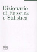 Copertina  Dizionario di retorica e stilistica    