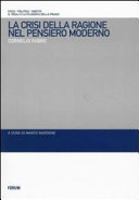 Copertina  La crisi della ragione nel pensiero moderno