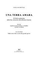 Copertina  Una terra amara : Il Friuli occidentale dalla fine dell'Ottocento alla dittatura fascista. Società, organizzazioni operaie e contadine e partito socialista