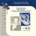 Copertina  Dei sepolcri ; Ultime lettere di Jacopo Ortis [Audioregistrazione]
