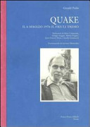 Copertina  Quake : il 6 maggio 1976 il Friuli tremò