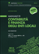 Copertina  Manuale di contabilità e finanza degli enti locali