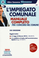Copertina  L'impiegato comunale : manuale completo per i concorsi nel Comune