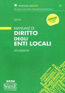 Copertina  Manuale di diritto degli enti locali