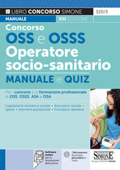 Copertina  L'operatore socio-sanitario OSS e OSSS : concorso