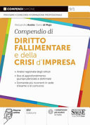 Copertina  Compendio di diritto fallimentare e della crisi d'impresa