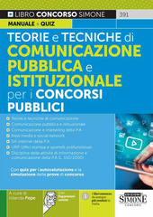 Copertina  Teorie e tecniche di comunicazione pubblica e istituzionale per i concorsi pubblici