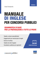 Copertina  Manuale di inglese per concorsi pubblici : grammatica di base per la preparazione a tutte le prove