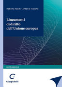 Copertina  Lineamenti di diritto dell'Unione europea