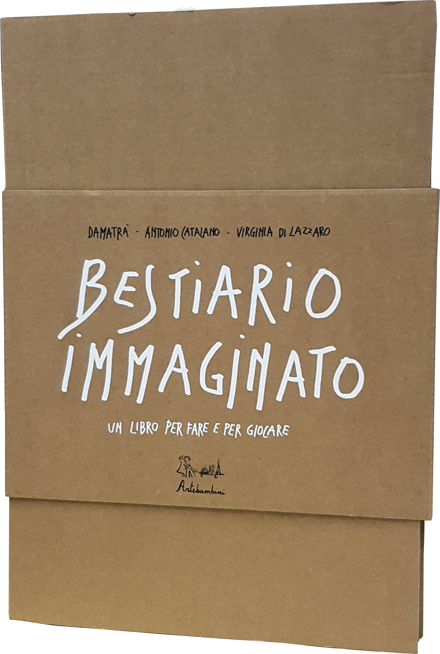 copertina Bestiario immaginato : un libro per fare e per giocare