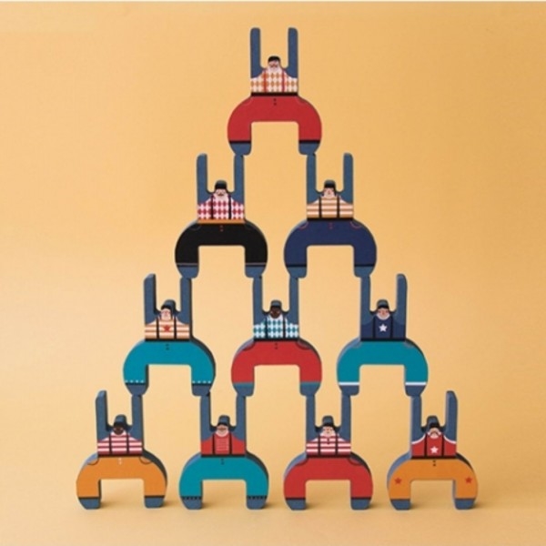 Copertina  The Acrobat Brothers & Co : balancing game wooden toys [gioco]