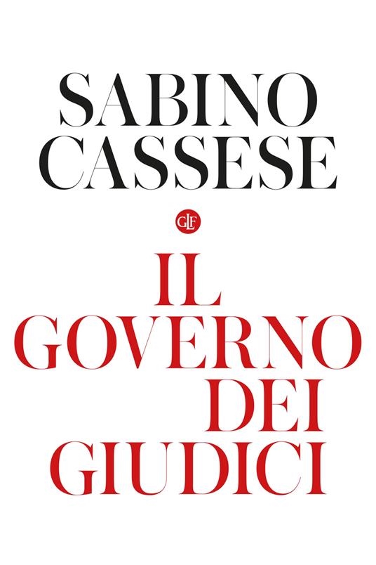 Copertina  Il governo dei giudici