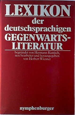 Copertina  Lexikon der deutschsprachigen Gegenwartsliteratur