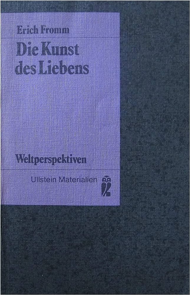 Copertina  Die Kunst des Liebens
