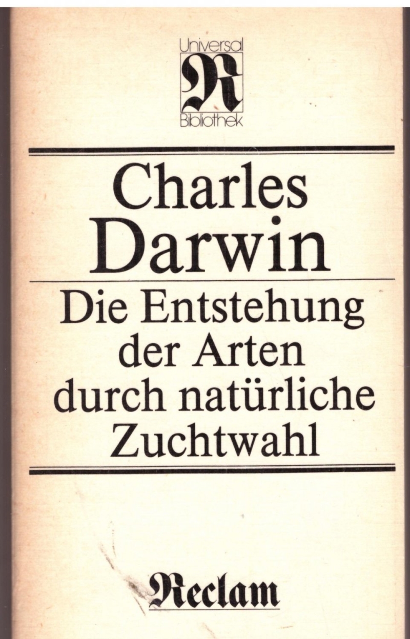 Copertina  Die Entstehung der Arten durch natürliche Zuchtwahl