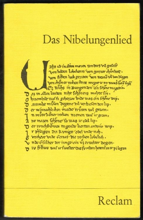 Copertina  Das Nibelungenlied