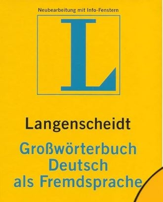 Copertina  Langenscheidt Grosswörterbuch Deutsch als Fremdsprache : das einsprachige Wörterbuch fur alle, die Deutsch lernen