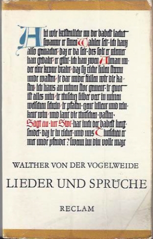 Copertina  Lieder und Sprüche : Auswahl