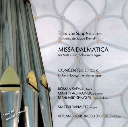 Copertina  Missa dalmatica : for Male Choir, Solos and Organ